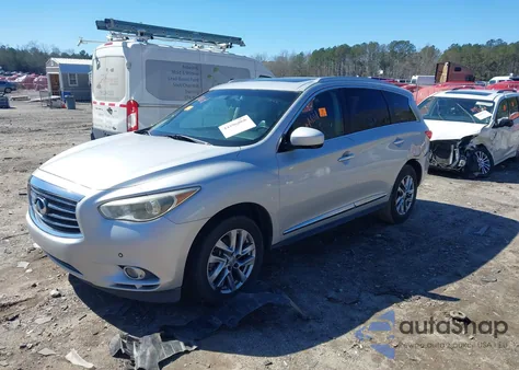 2013 Infiniti Jx35 z USA, uszkodzony, nr VIN 5N1AL0MN0DC309565